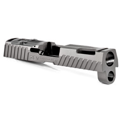 ZEV Z320 XCarry Octane Slide with RMR Optic Cut, Gray - ZEV Z320 XCarry Octane Slide with RMR Optic Cut, Gray - ZEV Z320 XCarry Octane Slide with RMR Optic Cut, Gray - Pointing Right